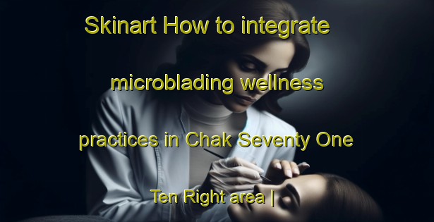 Skinart How to integrate microblading wellness practices in Chak Seventy One  Ten Right area | MicrobladingTraining | MicrobladingClasses | SkinartTraining-Pakistan